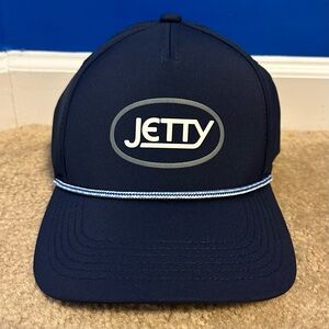 Jetty Hat Cap Adjustable Navy Rope Golf Style NWOT